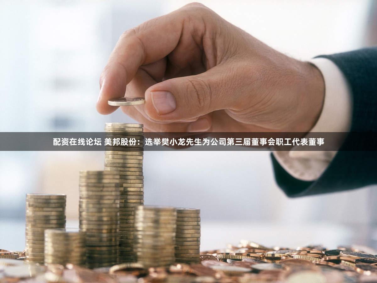 配资在线论坛 美邦股份：选举樊小龙先生为公司第三届董事会职工代表董事