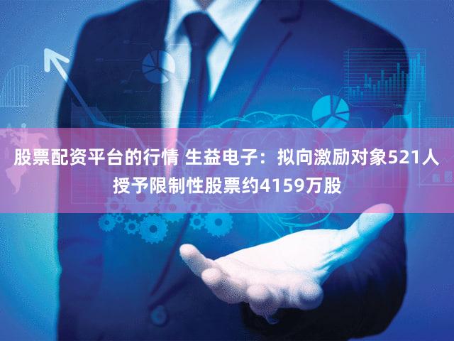 股票配资平台的行情 生益电子：拟向激励对象521人授予限制性股票约4159万股