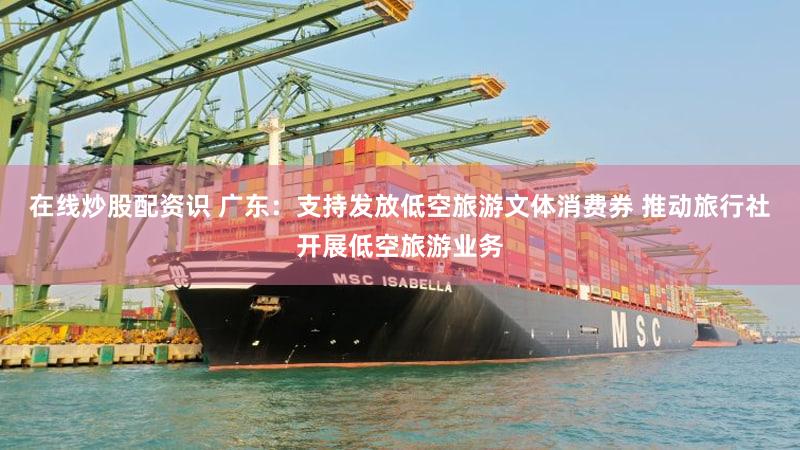 在线炒股配资识 广东：支持发放低空旅游文体消费券 推动旅行社开展低空旅游业务